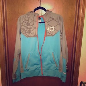 KD Maryland Blue Crab zip-up warm-up hoodie